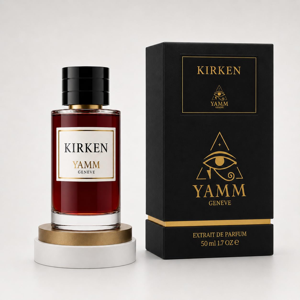 Kirken - Mieszany ekstrakt z perfum - Passion Fruit - 50 ml | Owocowy i piżmowy zapach z nutami marakui, brzoskwini, wanilii, drzewa sandałowego i paczuli, dla mężczyzn i kobiet.