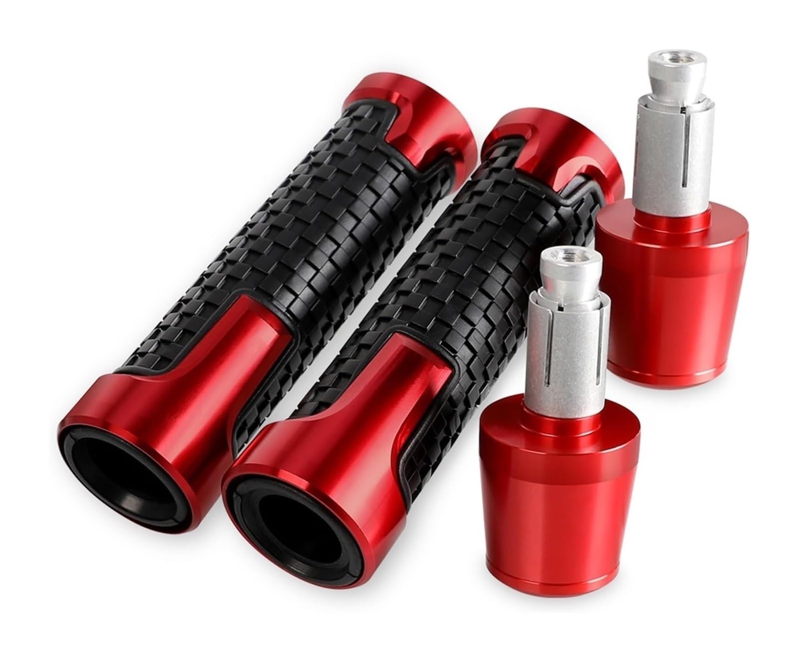 para Y&amaha TW125 TW 125 1999-2004 Accesorios para Motocicletas Puños De Manillar De 22 Mm Tapones De Extremo De Manillar Extremo Manillar Barra Motocicleta(Naranja)