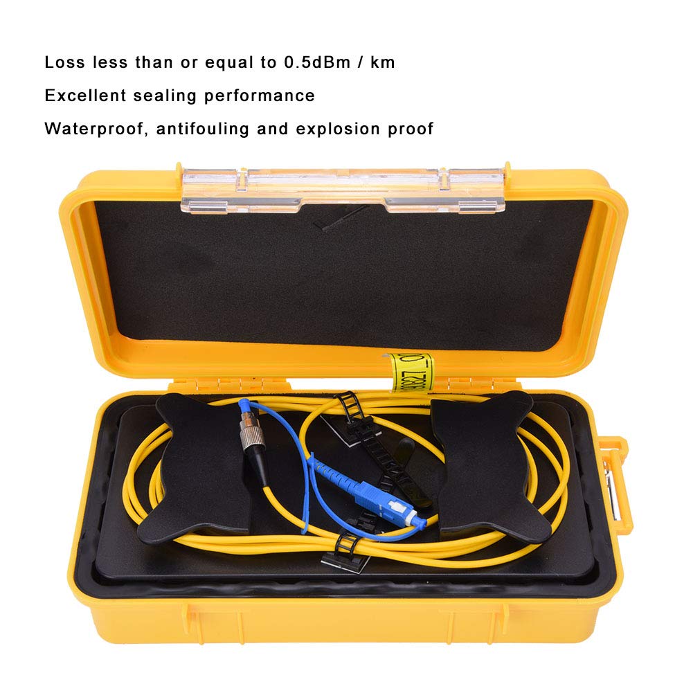 Glasfaser OTDR Vorlaufkabelbox Singlemode, 500m Testkabel mit niedriger Dämpfung unter 0,5 dB/km, wasserdicht und explosionsgeschützt