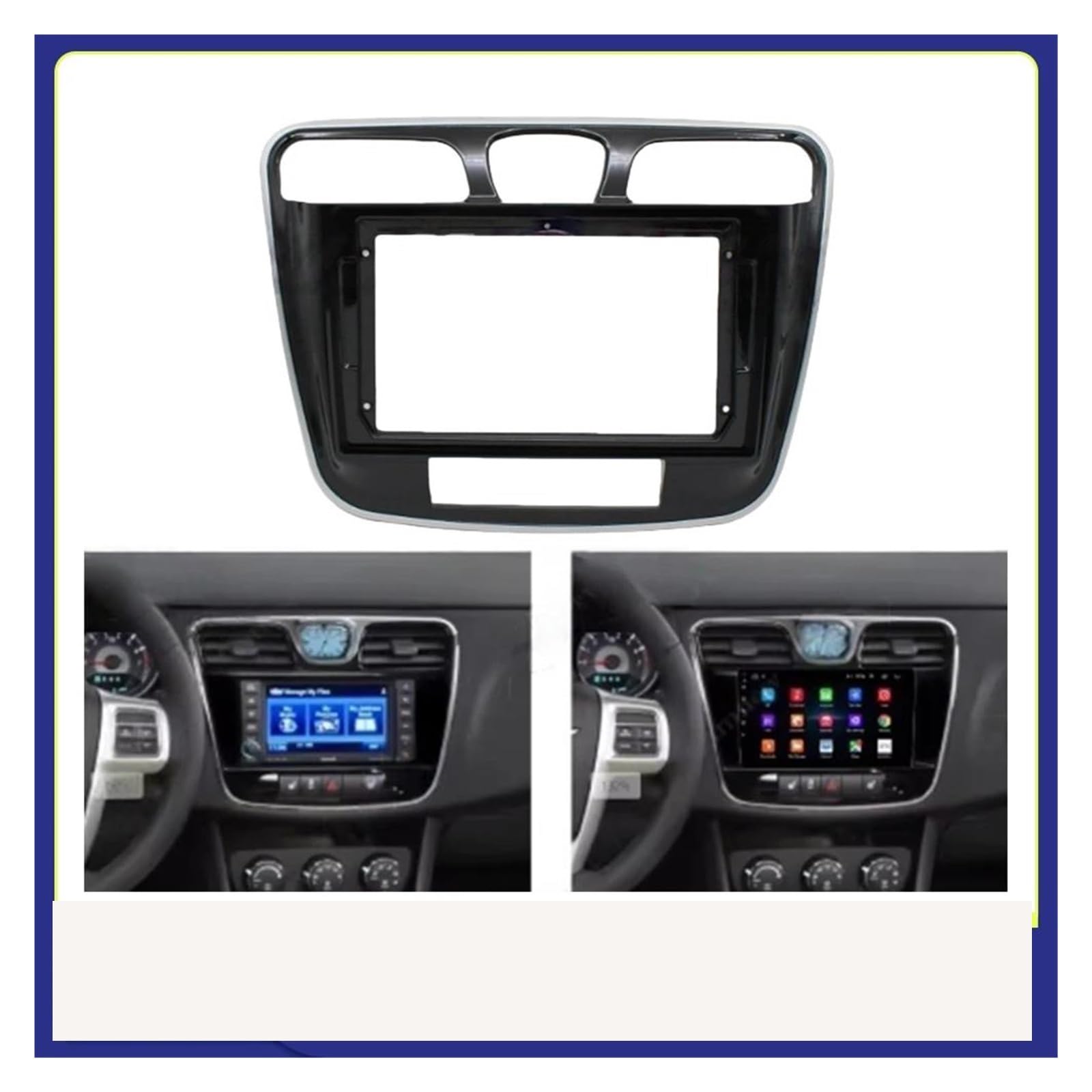 Genérico Juego De Panel Radio para Chrysler 200 2010-2014
