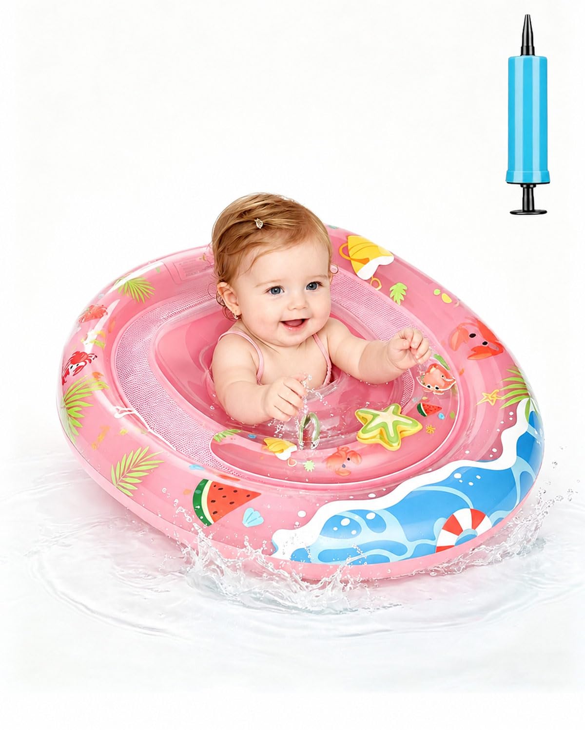 Bouée gonflable pour bébé avec siège, bouée gonflable de piscine pour enfants