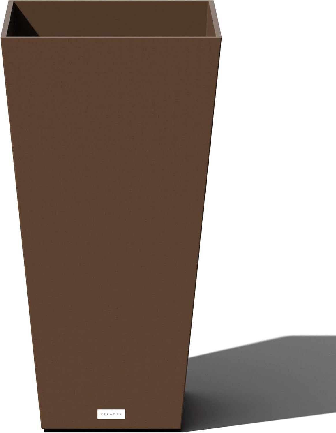 Veradek V-Resin 30in Taper Planter, Espresso