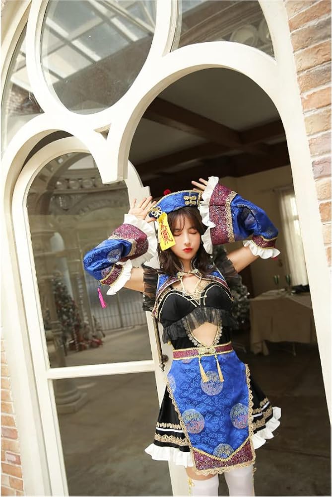 マリームーン キョンシー 緑 コスプレ おまけのポンポン付き マリー