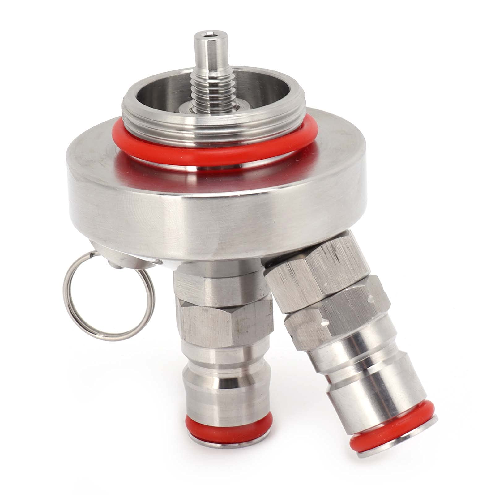 Kikumi Mini Barril Dispensador de Cerveza Kit de Acero Inoxidable para