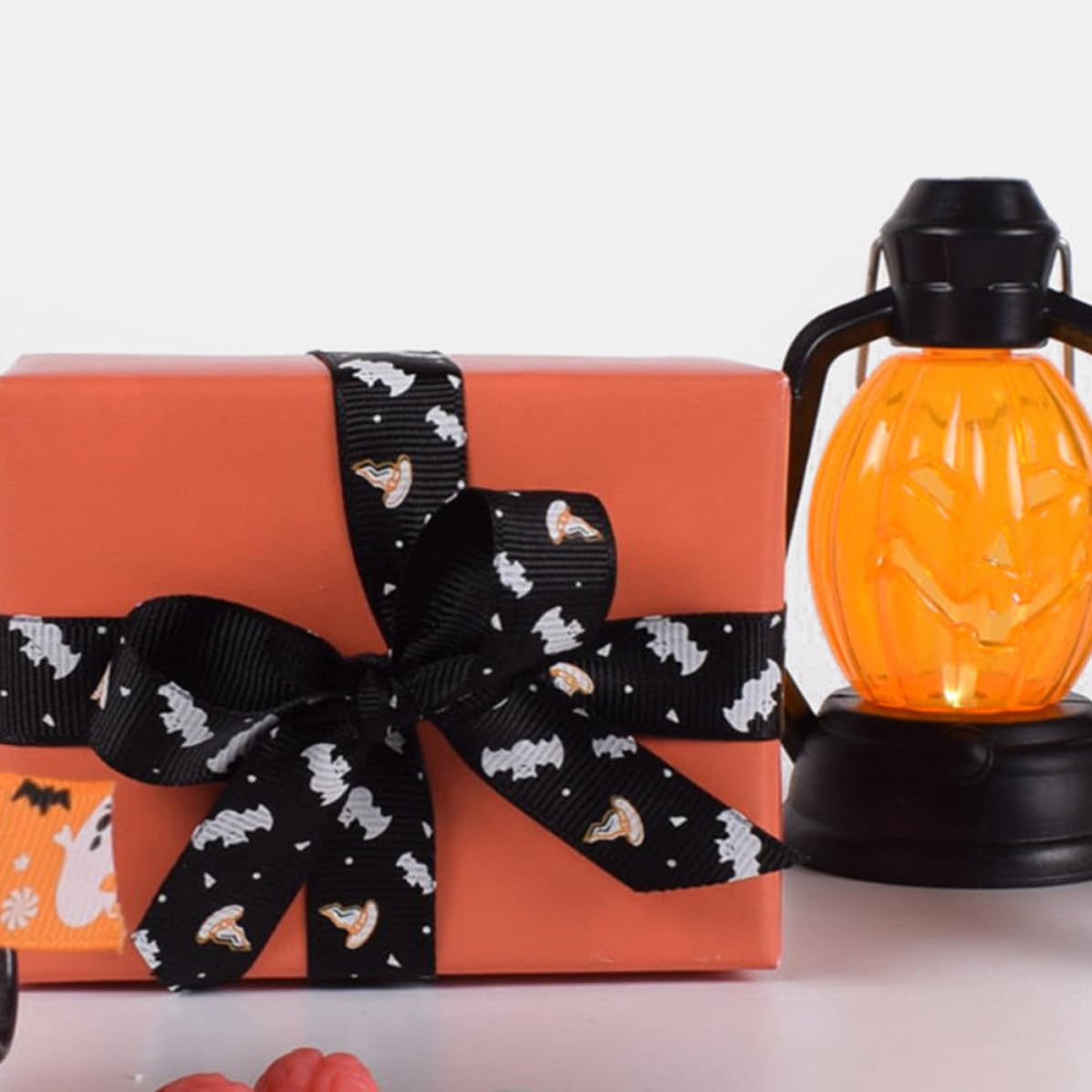 Healeved 9 Stück Grünes Geschenkband aus Polyester, 2, Glänzend für