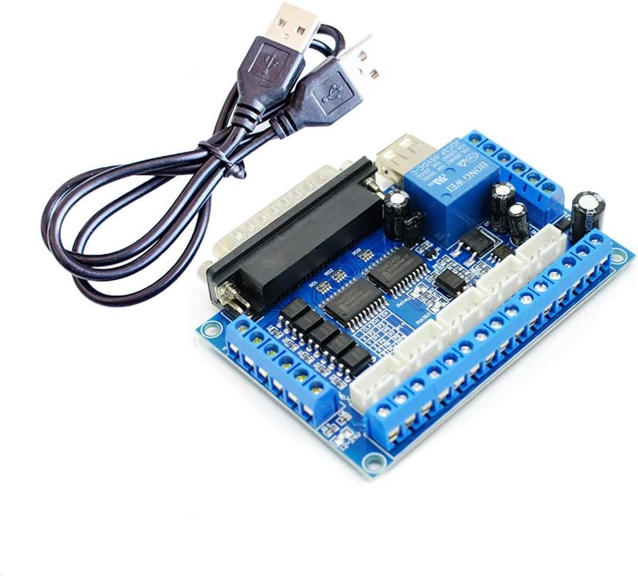 ARCELI 5 Axis Interface Board with Opto-couplers isolation N132 For CNC Router Stepper Motor Driver MACH3