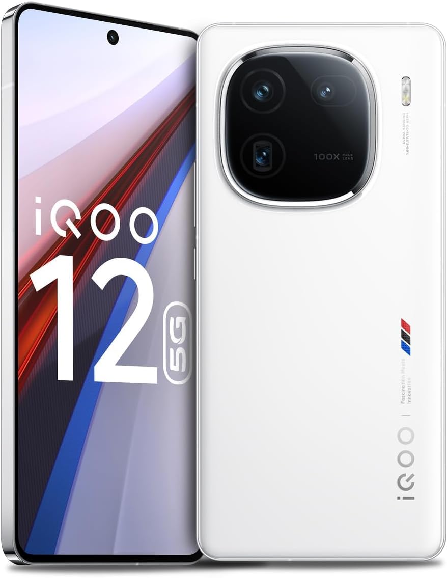 (Refurbished) iQOO 12 5G (Legend, 16GB RAM, 512GB Storage)