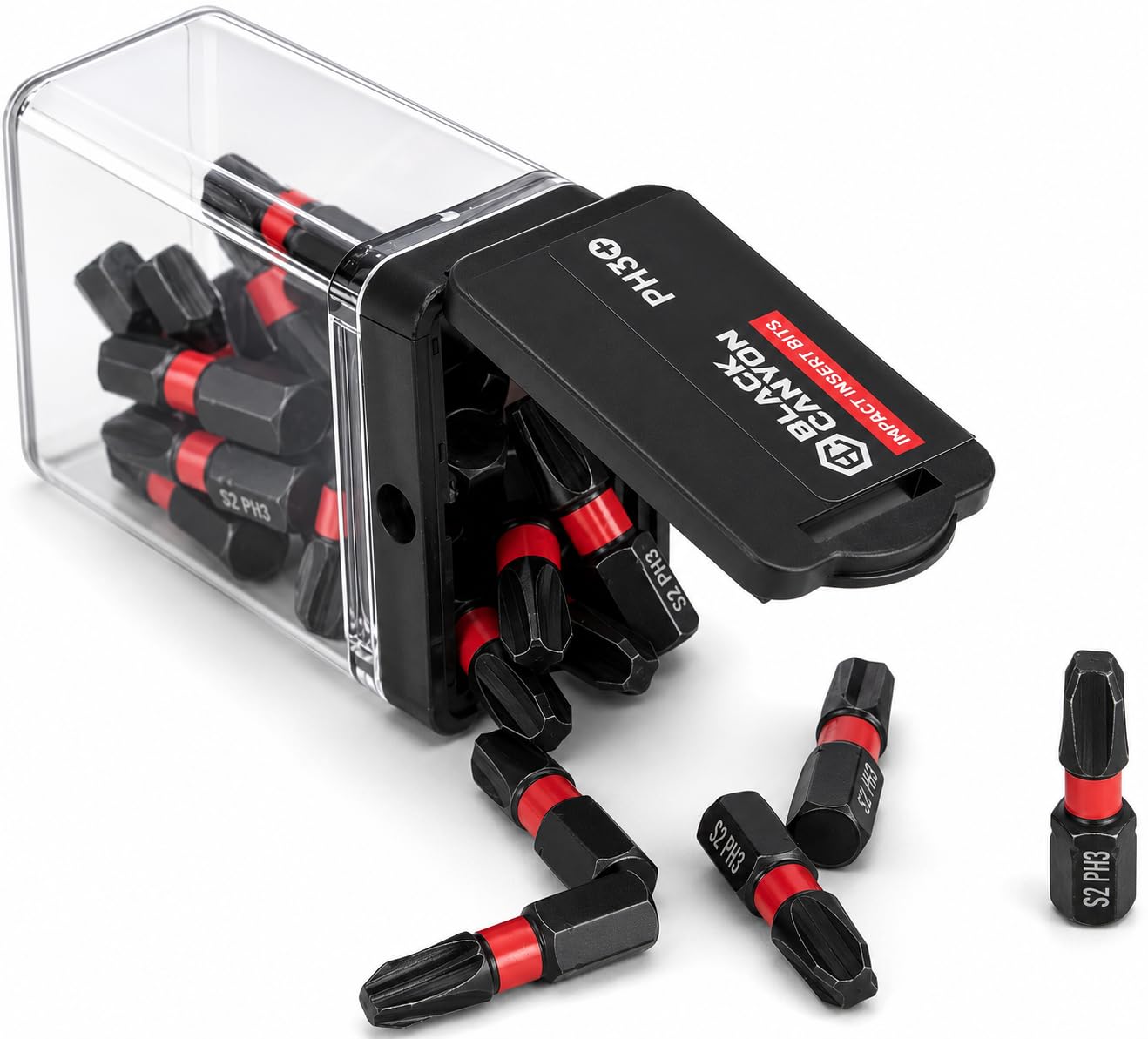 BLACK CANYON PH3 Impact Driver Bits - 25 Pack -2 BLACK CANYON PH3 Impact Driver Bits - 25 Pack -2