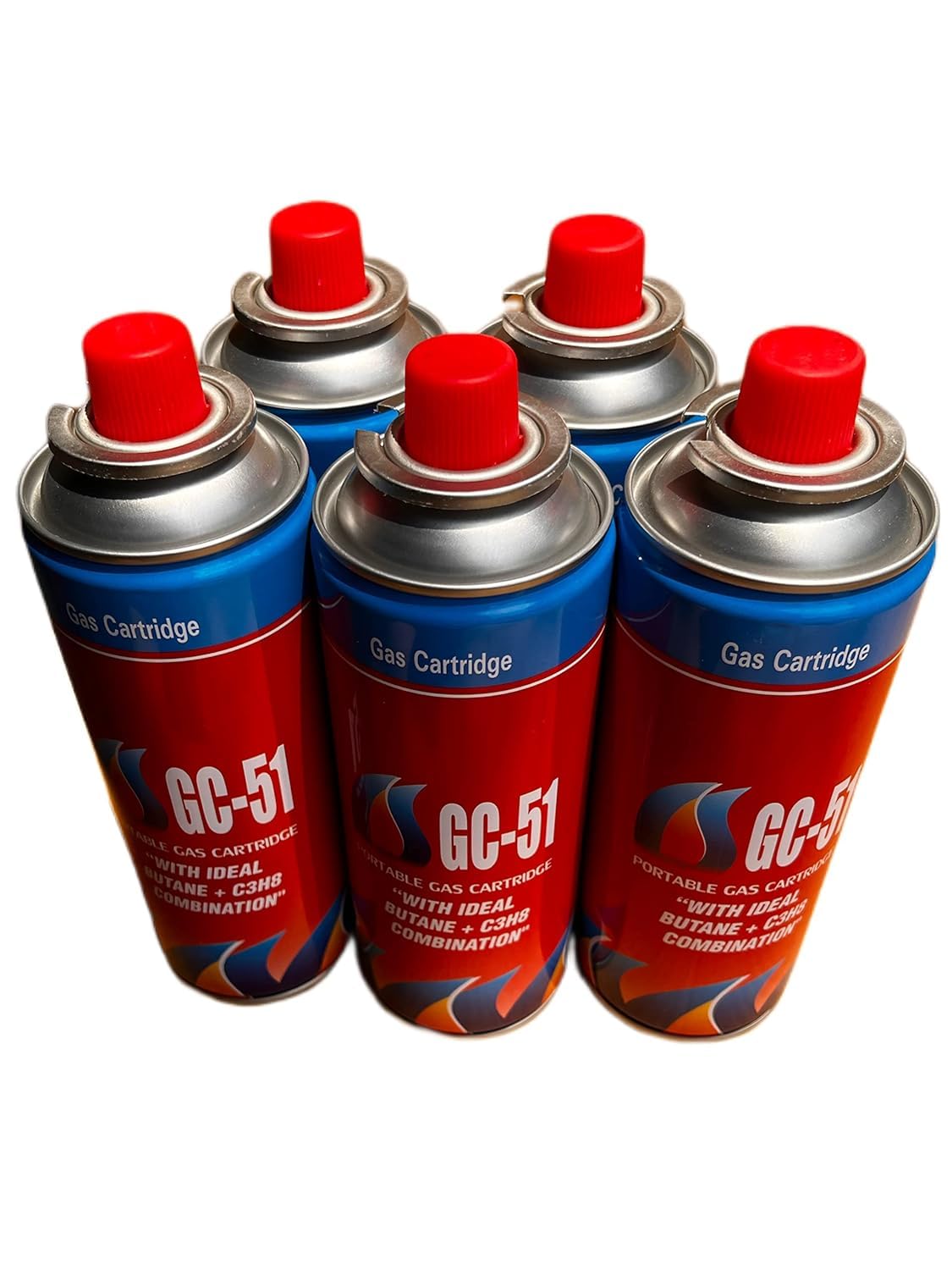 SHoRI 220G Portable High-Pressure Butane Gas Canister (Butane + C3H8) – Professional Choice for Camping Stoves, Fogging Machines, Lighters, Flame Torches, Welding & More (Pack of 5)-image-45