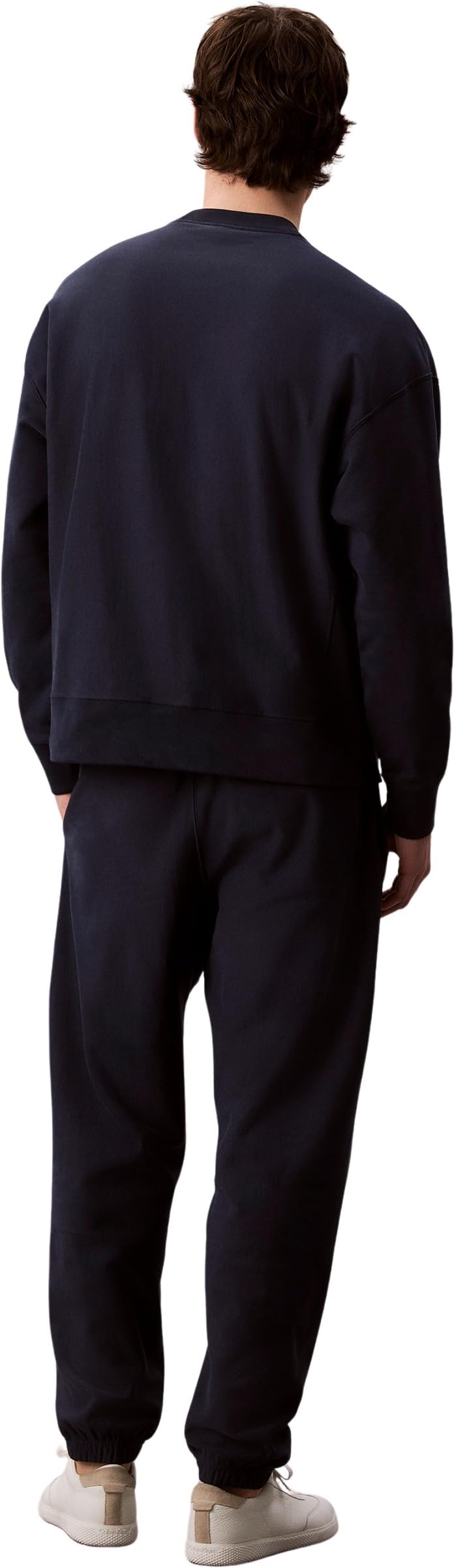 Calvin Klein Pantalón de chándal Hombre Terry Monogram con Cintura Ajustable