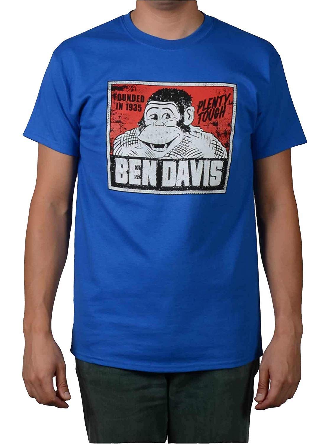 BEN DAVISMen's Vintage Gorilla Logo Short Sleeve T-Shirt