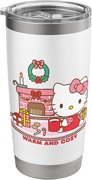 Hello Kitty Warm And Cozy Christmas Stainless Steel Insulated Tumbler