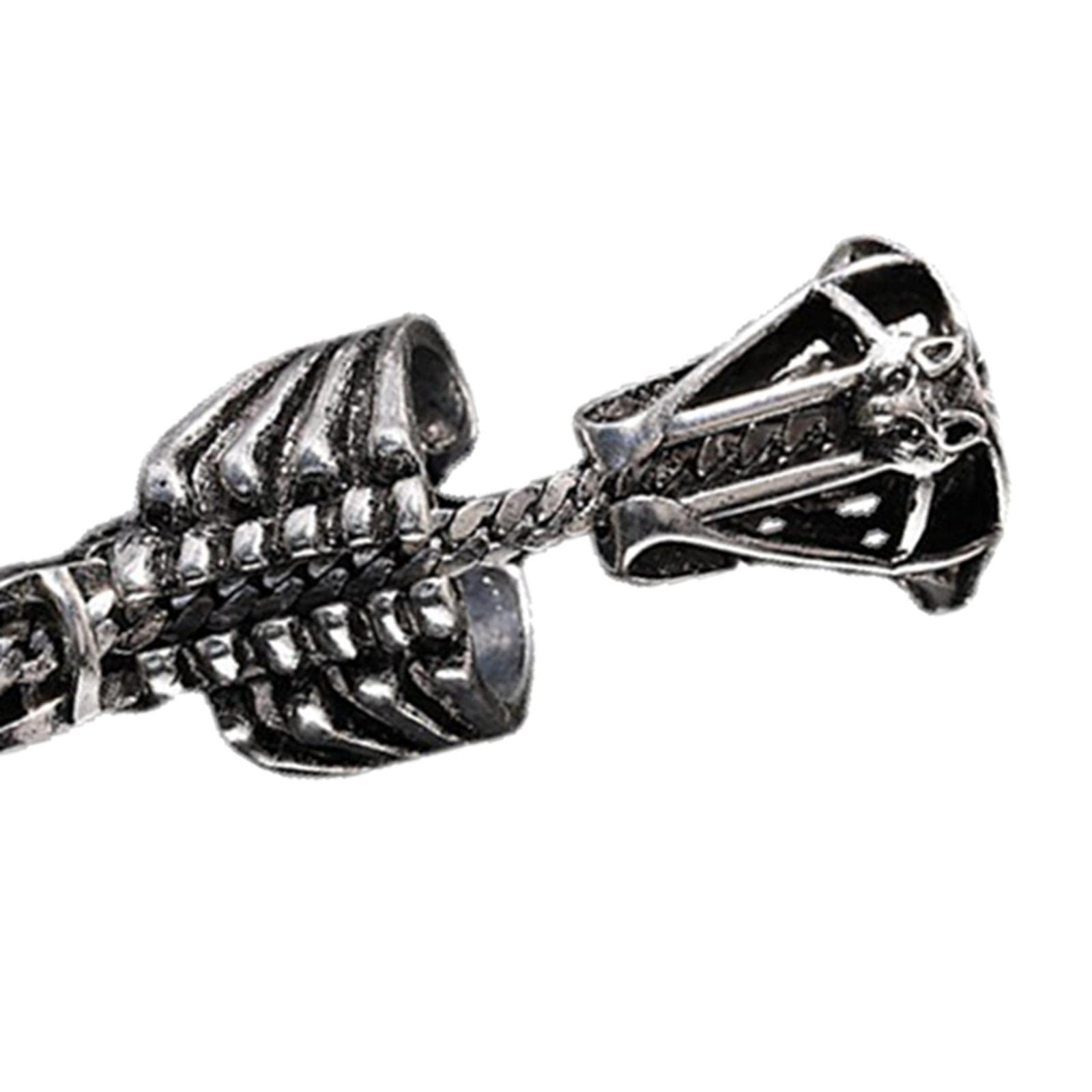 Silver Scorpion Ring Cosplay Costume Accessries Retro Movable Cool Punk Rock for Unisex-Adult - One Size-image-20