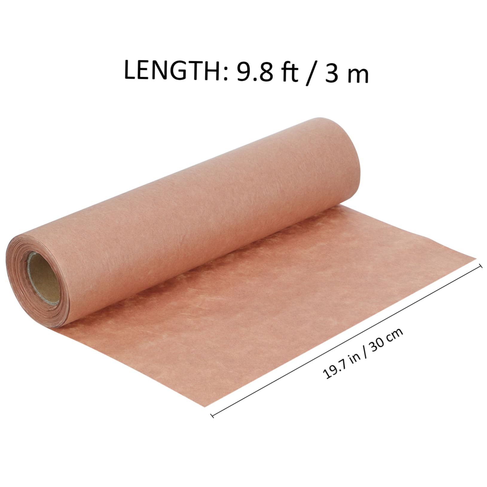 Luxshiny 1 Roll Butcher Paper Grease Parchment Sheet Air Fryer Liner Non Stick Bbq Paper for Grilling Easy Cleanup Tear Resistant Cooking Accessory
