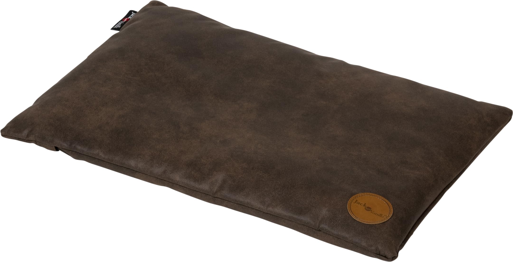 JACK AND VANILLA - Coussin de Soutien pour Chien Classy - Tapis de Cage, Couchage, Panier et Lit Durable, Tout Confort pour Petits à Grands Chiens - Couleur Bark, S, 58 x 40 cm