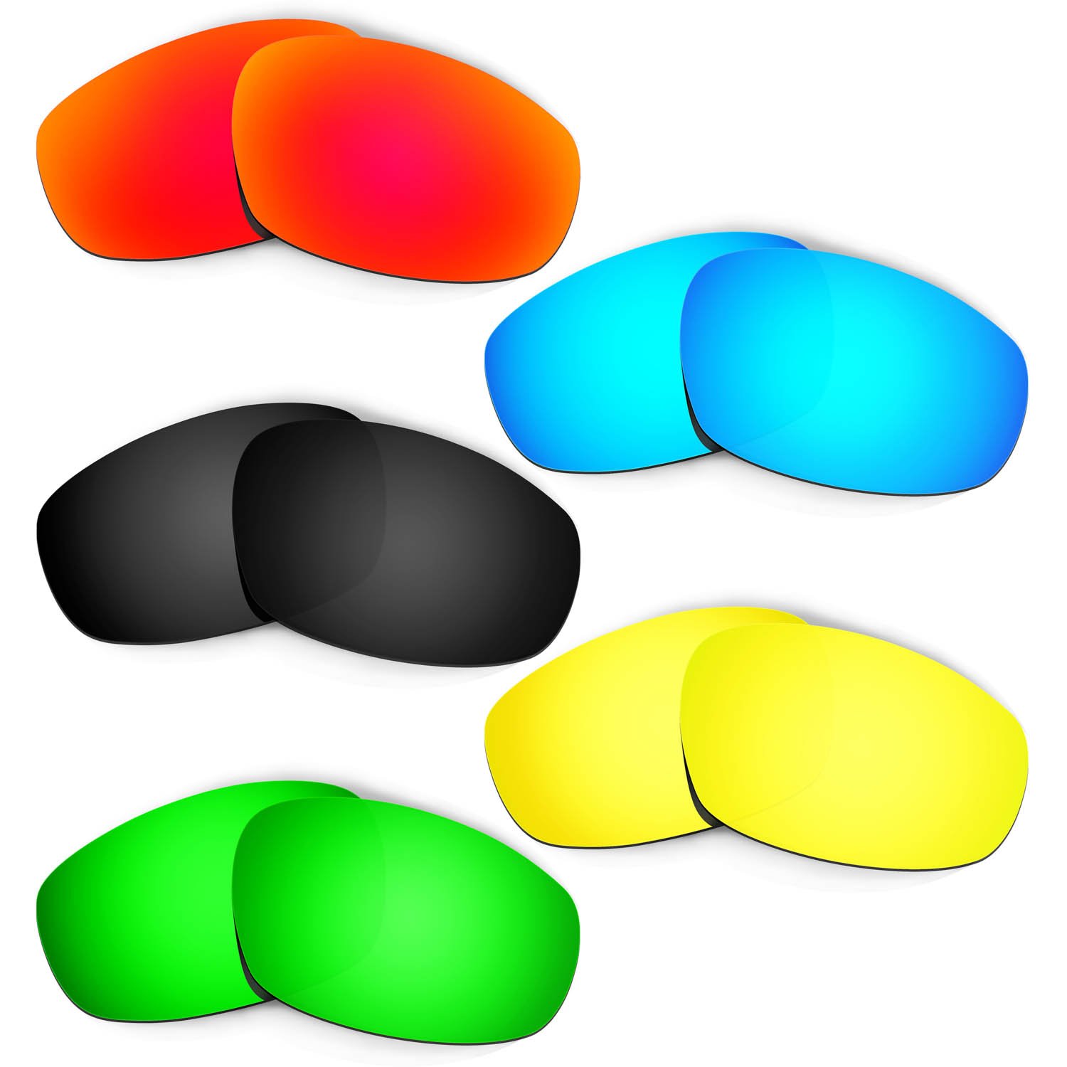 Lentes intercambiables para Oakley Split Jacket con proteccion solar total 7