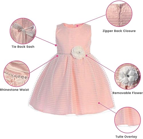 Miniatura 2 de Blossom - Vestidos de Pascua para niñas, vestidos para ocasiones especiales para bebés, vestidos para niñas elegantes