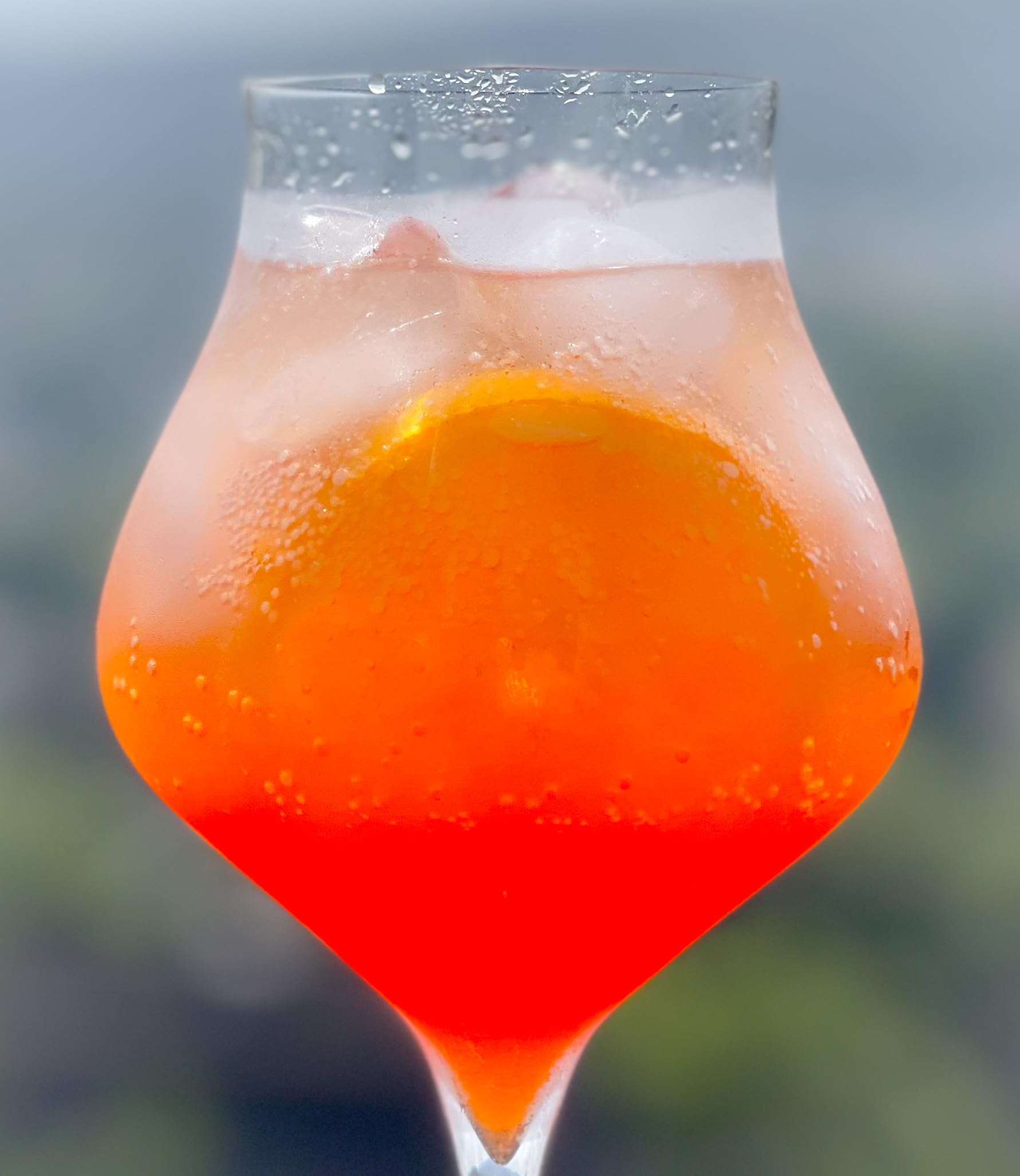 Topkapi elite Aperol Spritz Set Wellersberg XL - 2 Stück Wein Kelche ~600ml | Mundgeblasen, Handarbeit, Bleifreies Kristallglas, Gläser für Aperol Spritz, Lillet, Hugo, Cocktails uvm, Gastro & Haushalt