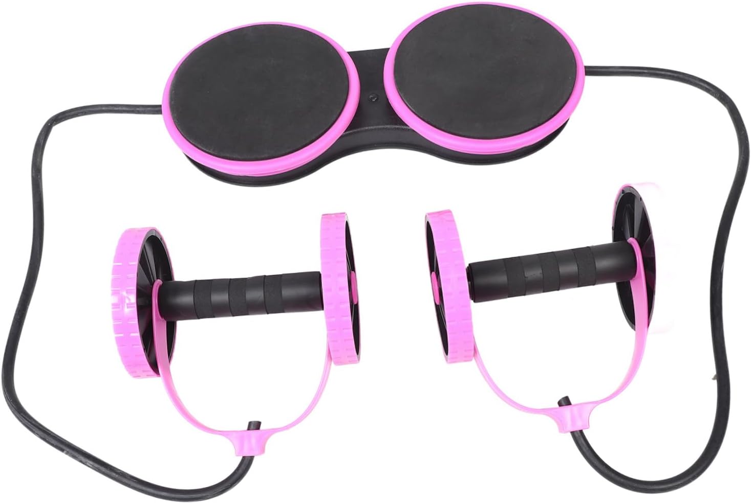 Detachable Pulling Rope Wheel for Core and Leg Resistance Training Strength Tension Tool for Arm and Waist Exercise Multi-functional Fitness Equipment