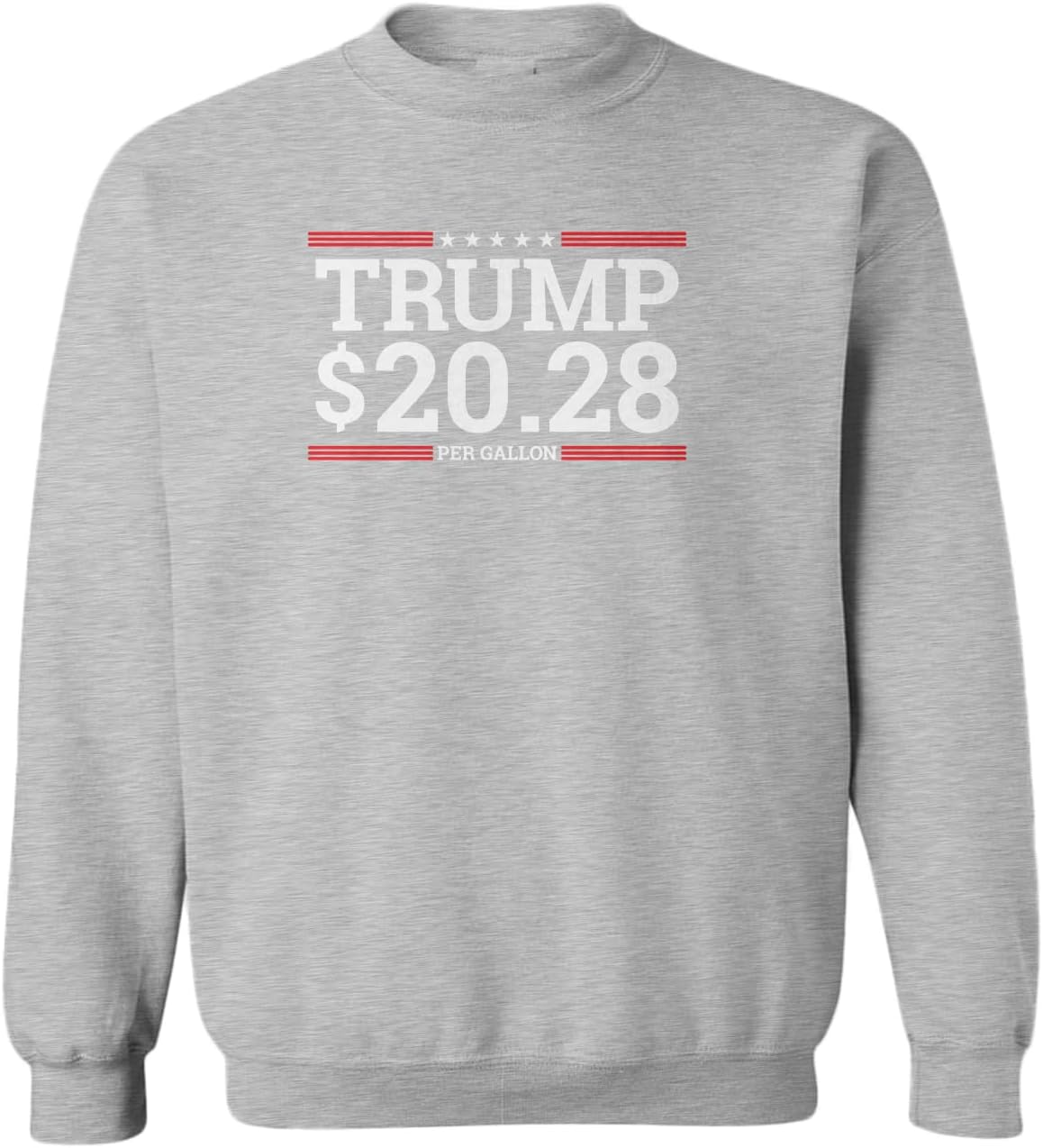 Tcombo Trump $20.28 Per Gallon USA Iran War Gas Toddler Fleece Crewneck Sweater