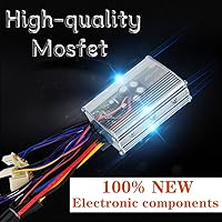 Vista 8 de Controlador de motor cepillado de 36 V, 1000 W, control de velocidad de motor cepillado, con interruptor de 3 velocidades para scooter bicicleta