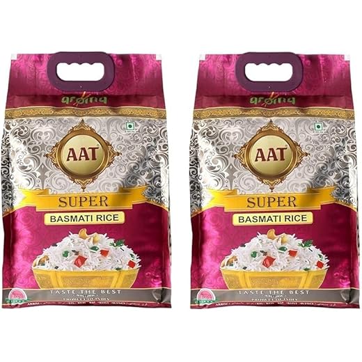 AAT Super Basmati Rice - Non-Sticky & Fluffy 5 kg