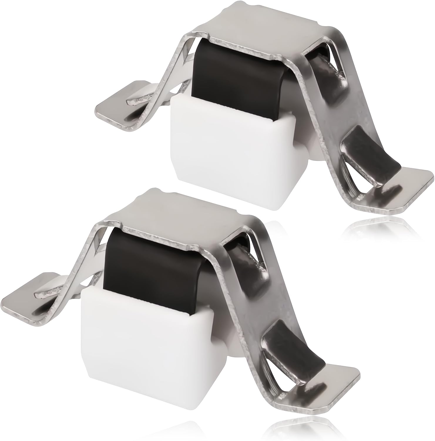 PartsBroz WPW10610880 Door Catch (2-Pack) - Compatible With Whirlpool Maytag Kenmore Roper Dryer - Replaces AP6983349 WPW10610880 W10529190 W1061088 W10696503
