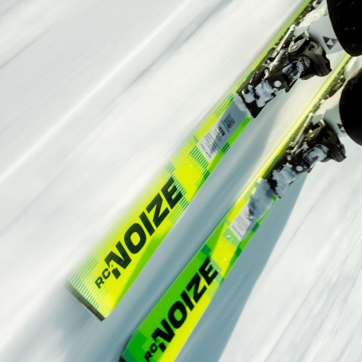 Ski Alpinski Carvingski Slalomski - Fischer RC4 Noize ST Yellow Superflex - On-Piste Rocker - inkl. Bindung RC4 Z12 GW Z3,5-12 - für präparierte Piste only - geeignet für Gute Fahrer und Experten