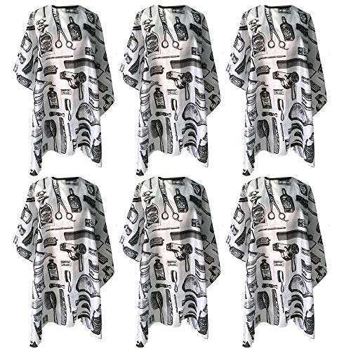 Hair Cutting Cape with Snap Closure - Barber Salon Capes for Hair Stylist, Soft Waterproof Washable Haircut Cape for Adults/Kids, 60
