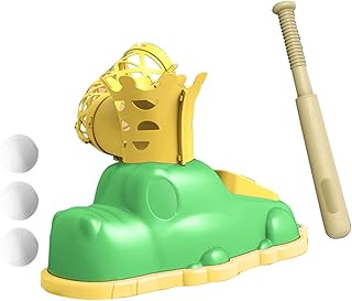 Baseball Pitching Machine Practical Baseball Sport Game Training Toy Birthday Gift for Kid Girls and Boys Baseball Baseball Pitching Machine Portable Interactive-Toy for Outdoor