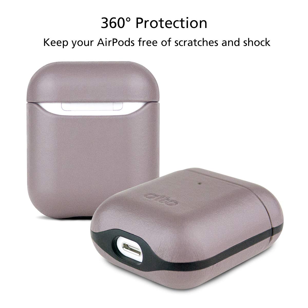 Amazon | AirPods 革製保護ケース (セメント) | alto | イヤホン