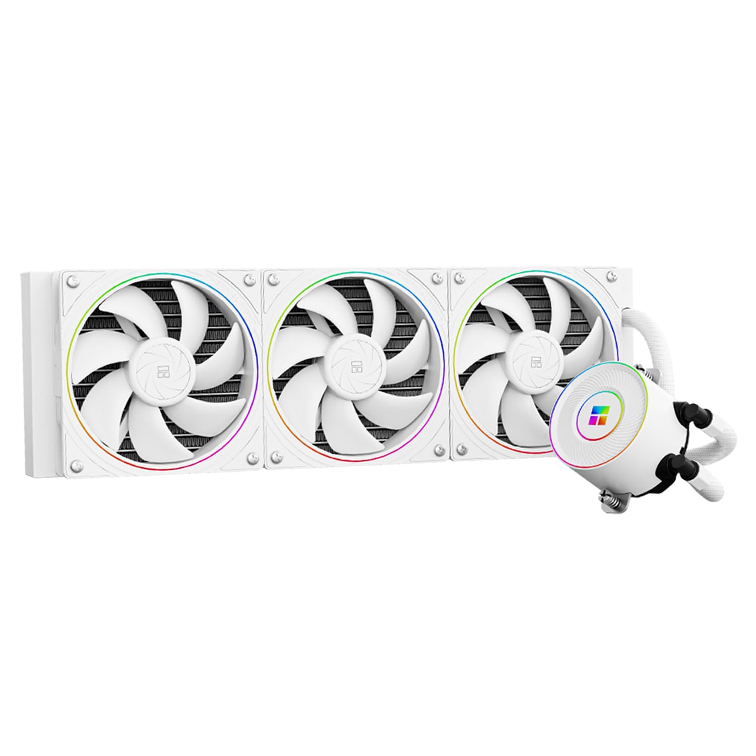 Thermalright Aqua Elite 360 V5 ARGB - Raffreddatore liquido CPU 360 mm, 3 ventole TL-S12-W PWM, per AM4/AM5, Intel LGA115X/1200/1700/1851 AIO