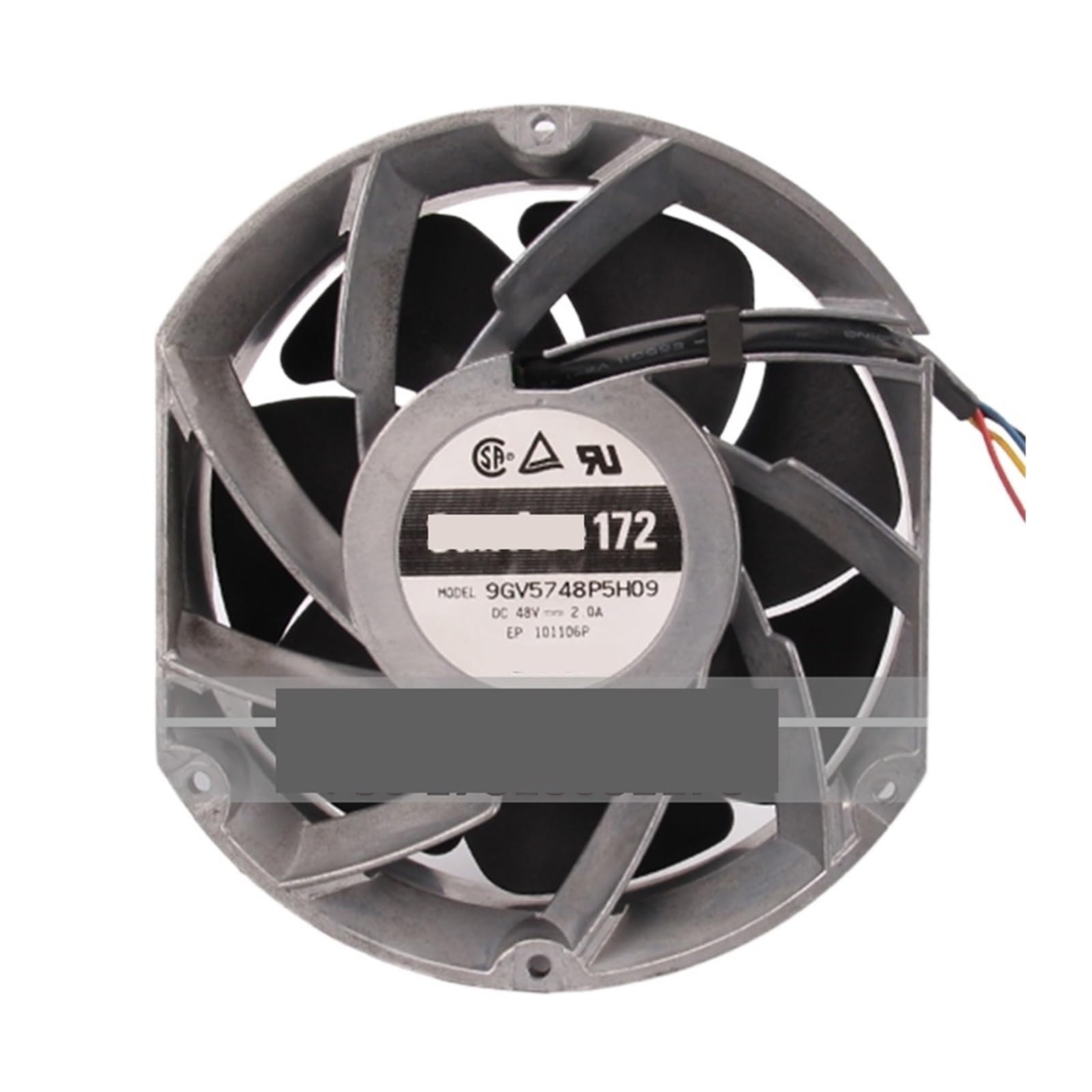 KNIUWMBMH 9GV5748P5H09 Cooling Fan DC48V 2.0A 172X172X51MM 17CM 17251