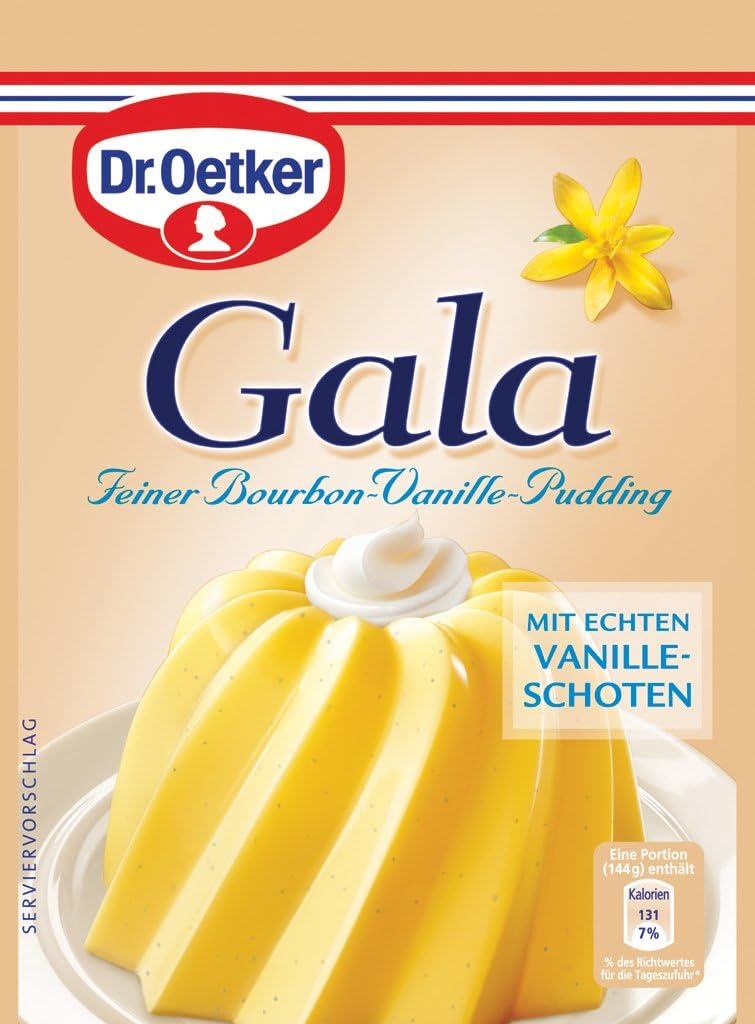 Dr. Oetker Gala Fine Bourbon Vanilla Pudding (Gala Feiner Bourbon