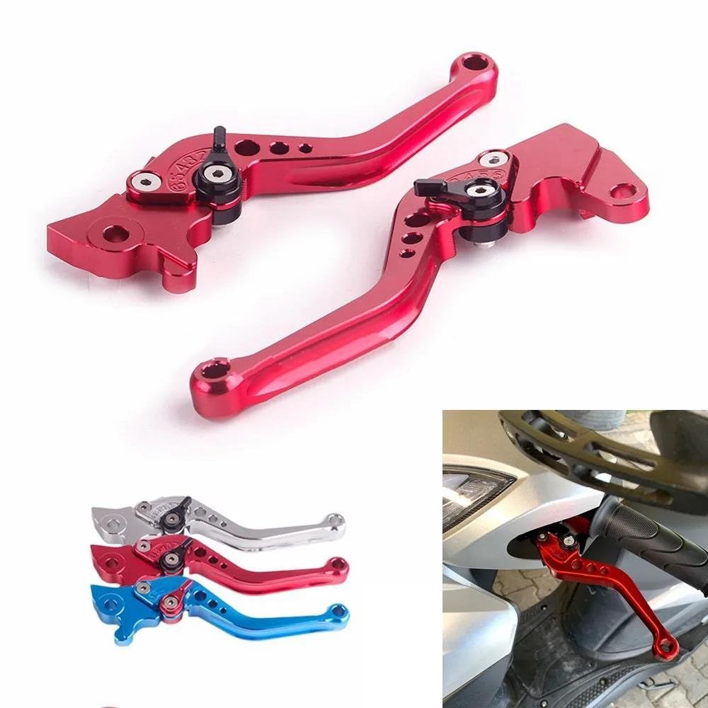 Kit Levier Embrayage Levier Frein Moto Pour Jog 100 Pour Jog-100 Pour Jog100 Moto Gauche Droite Avant Embrayage Poignée De Frein Levier Guidon Leviers Main(Silver)