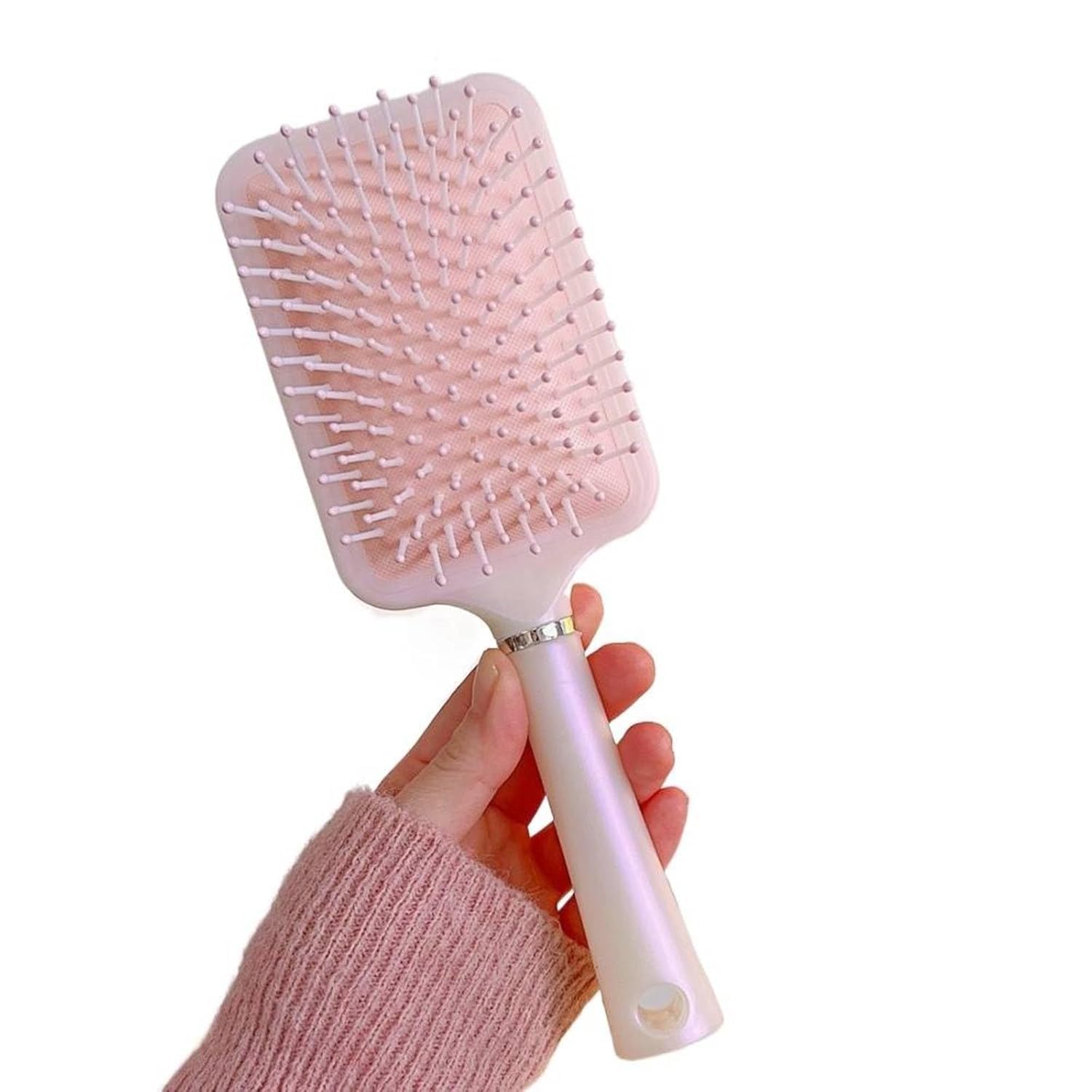 Paddle Cushion Hair Brush for Blow Drying & Detangling Hair Styling Brush Hairbrush for All Hair Types Hair Combs Tool Styling Brush - Soft Nylon Bristles Detangle Hair Brush-image-37