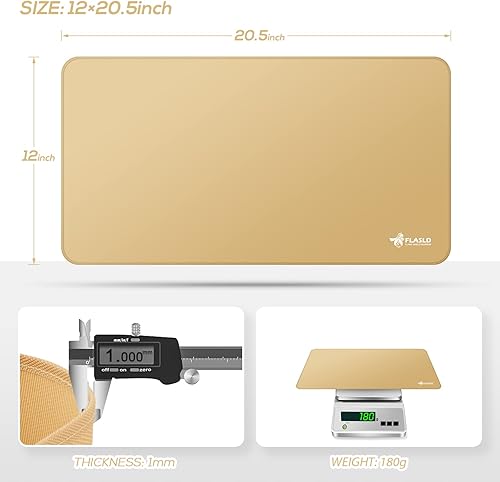Miniatura 7 de FLASLD Cubiertas superiores de estufa para estufa eléctrica, 12 x 20.5 pulgadas, resistente al calor, resistente al calor, alfombrilla para estufa