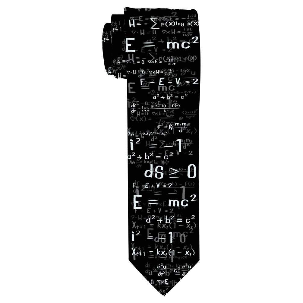ThisWear STEM Gifts Math Tie Mathlete Gifts Professor Gifts Math-Themed Graduation Gifts Maths Necktie