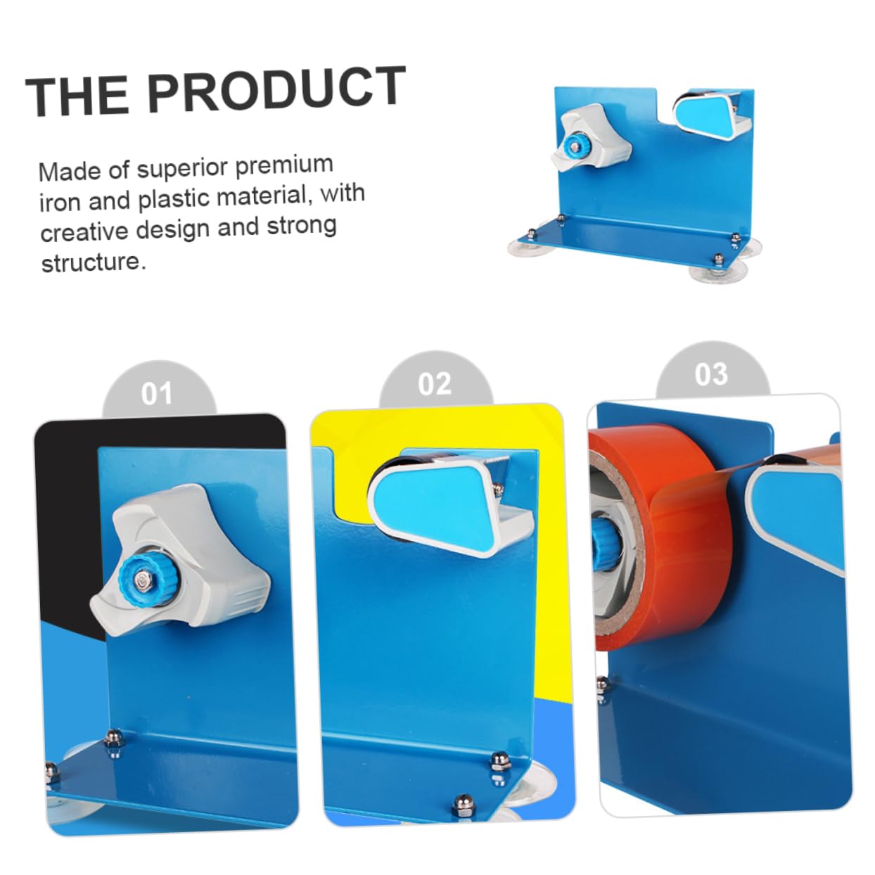 MAGICLULU Tagliacarte Professionale per Nastro, Dispenser da Scrivania da Tavolo Cutter Seghettato, Pratico Posizionamento Sul Banco
