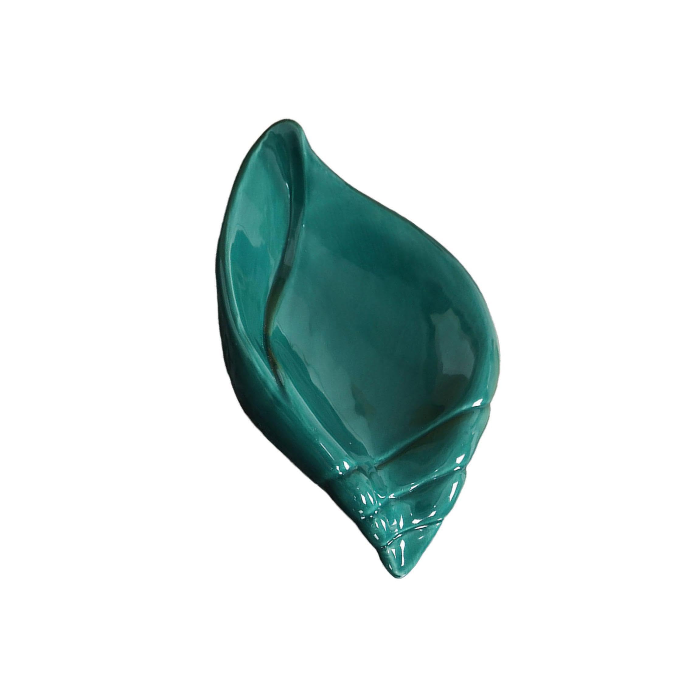 Zambuph Fashionable Sponge Cosmetics Dresser Tray Shelf Container, Whelk Green