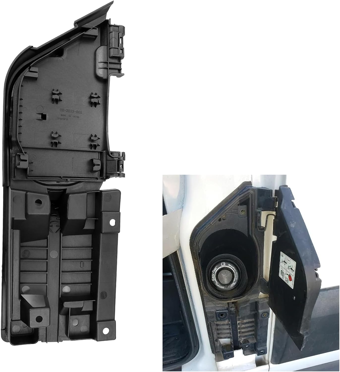 Fuel Filler Door Housing Pocket Hinge For Ford Transit Van 150 250 350 350HD 2015-2023 w/GAS Engine Replace CK4Z-5427936-A Gas Tank Pipe