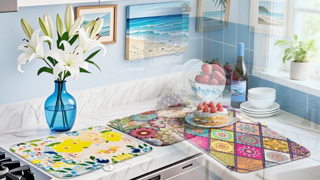 Égouttoir à Vaisselle - QQMORA - Grand Modèle - Plastique - Vert