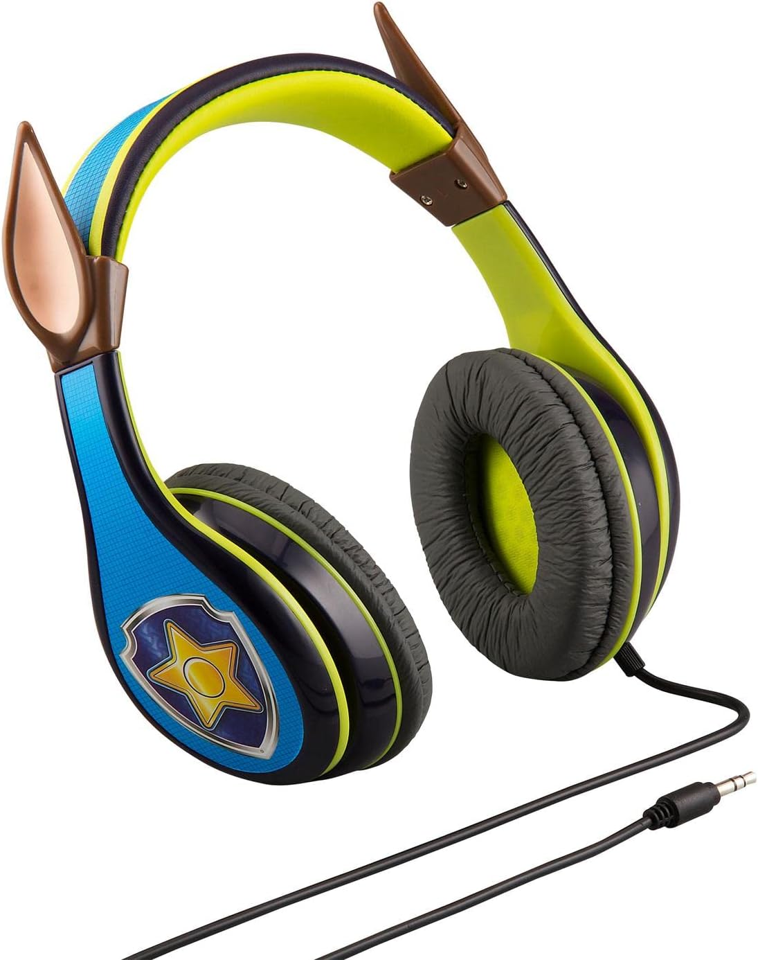 Paw Patrol Chase Headphones for Kids with Built in Volume Limiting Feature for Kid Friendly Safe Listening