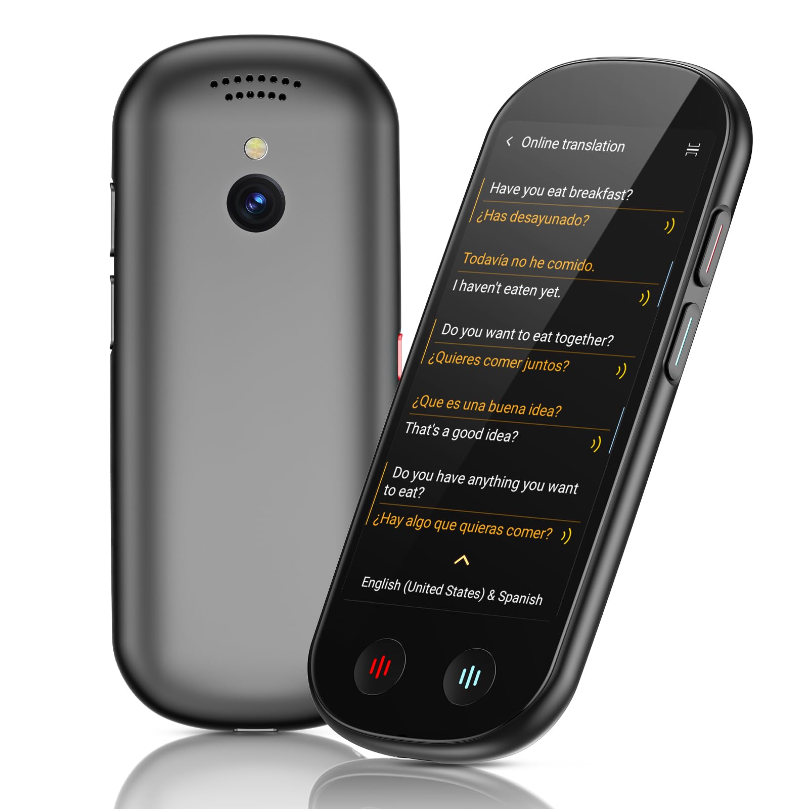 Language Translator Device No WiFi Needed, Upgraded ChatGPT Ai Translator, 150+ Languages Instant Two Way Translator Device, Offline/Recording/Photo/Voice Translation Real Time for Business Learning