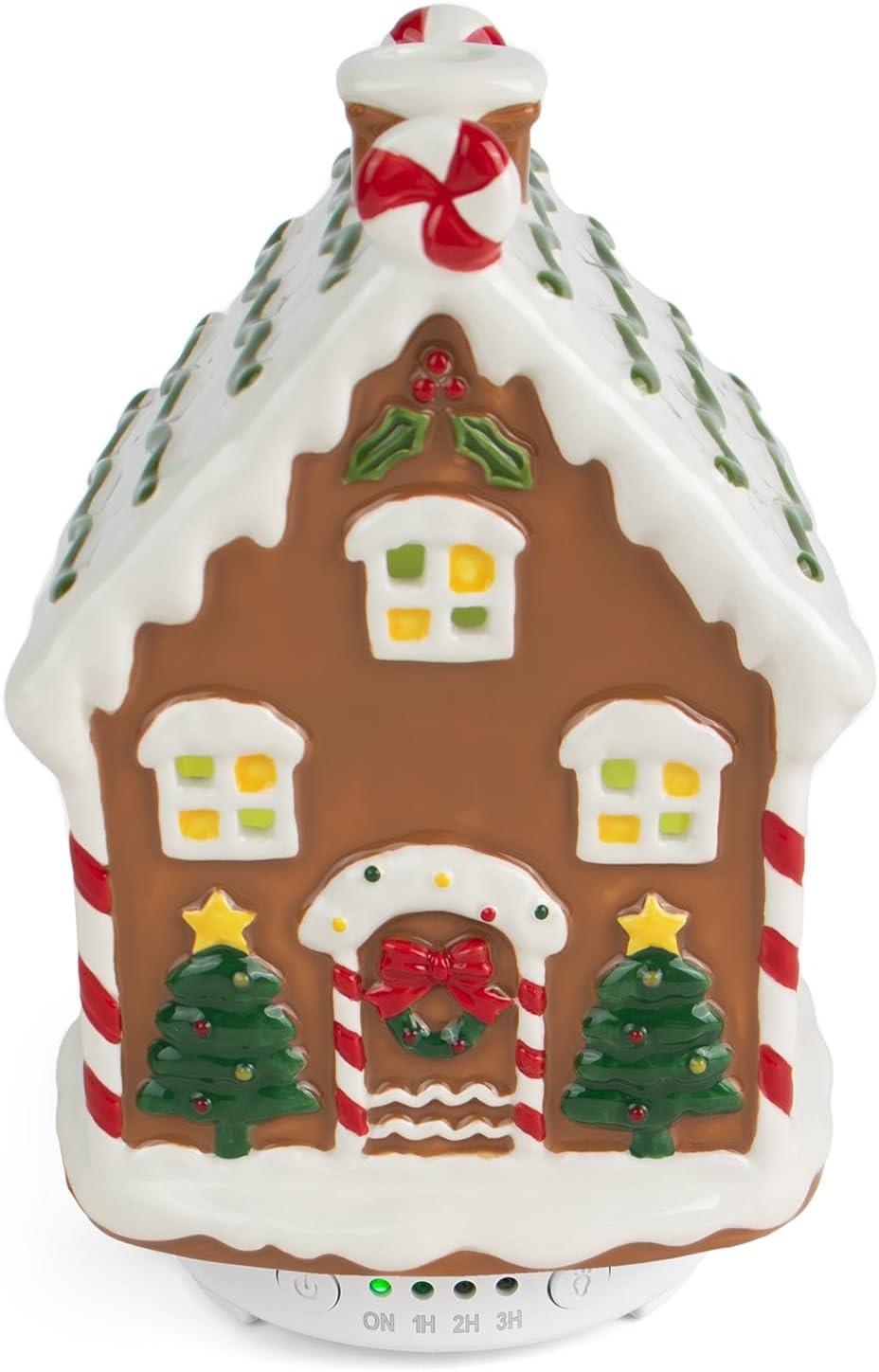 ARVIDSSON Christmas Essential Oil Diffuser, Gingerbread House Diffuser for Essential Oils, Ceramic Ultrasonic Oil Diffusers for Home, Holiday Aromatherpay Diffusers Gift for Women and Kids