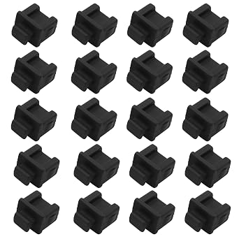 Bonsicoky SFP Silicone Protectors Cap Port Cover, 20 Pcs | SFP Plug Port Protector, Anti Dust