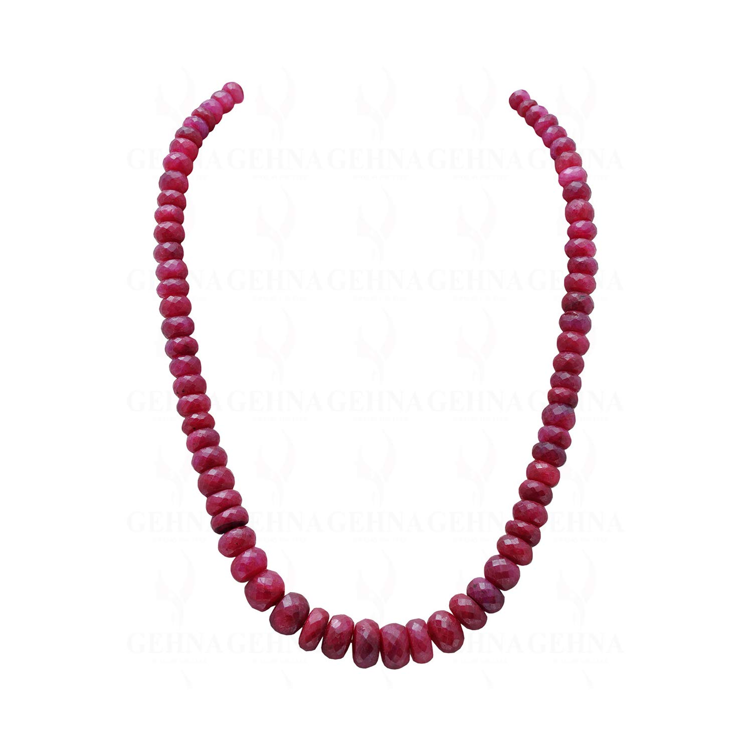 Gehna Jaipur Ruby Precious Gemstone Faceted Far Bead Necklace (B07427HC77) Amazon Price History, Amazon Price Tracker