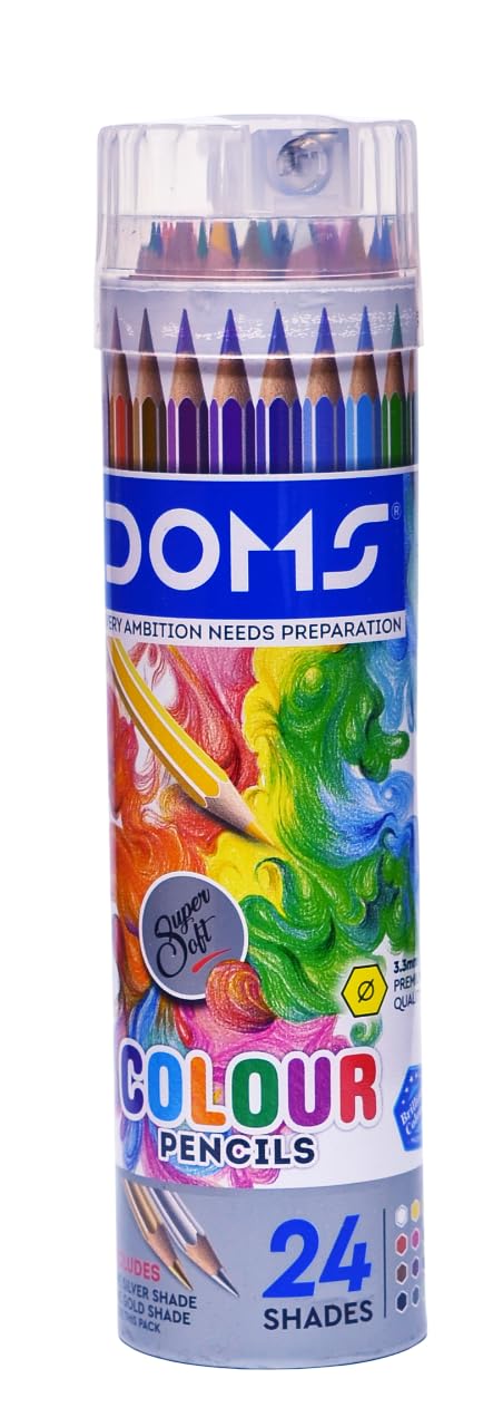 Doms Coloured Pencils, 2 B, Pack of 28-image-36