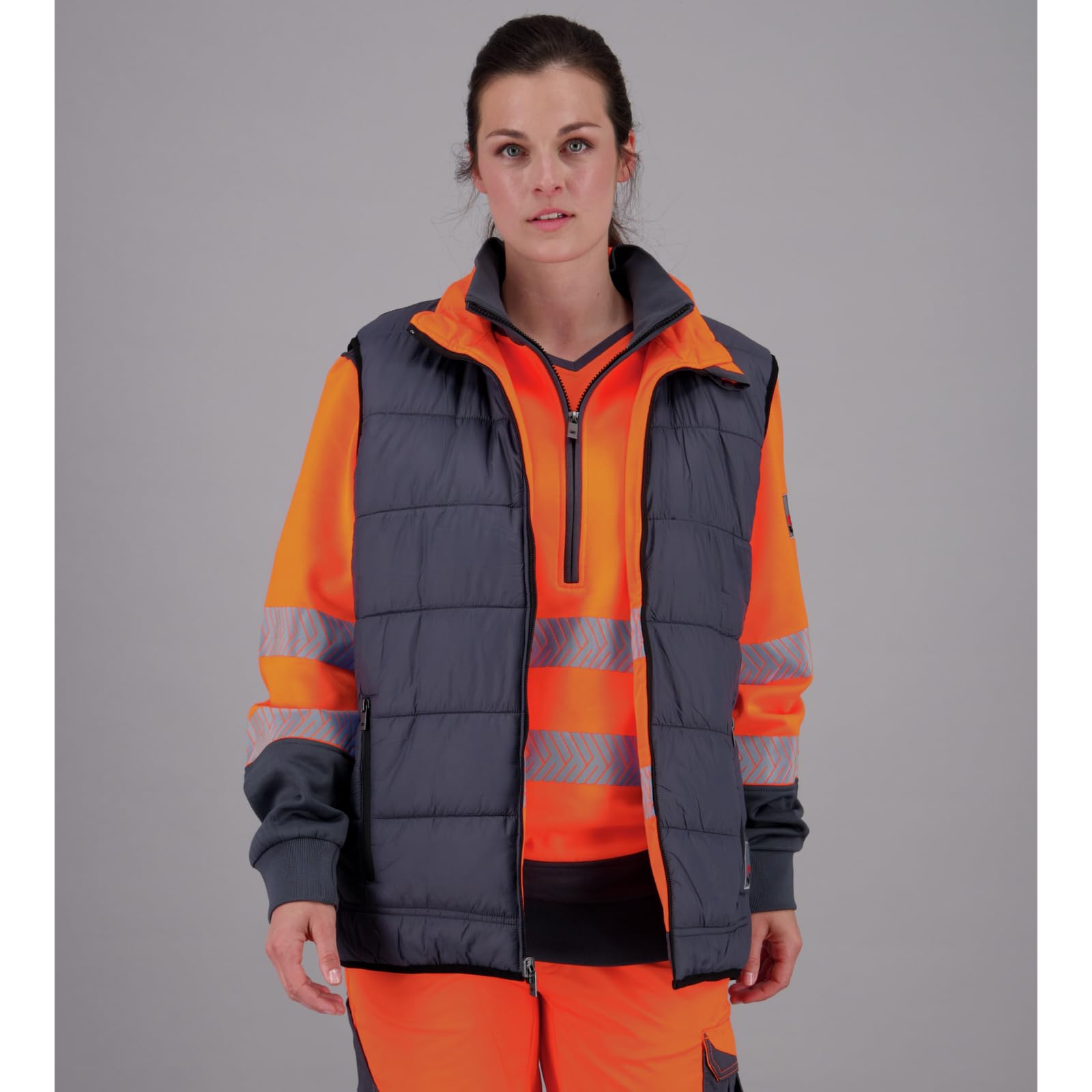 WüRTH MODYF Gilet de travail haute-visibilité réversible orange fluo