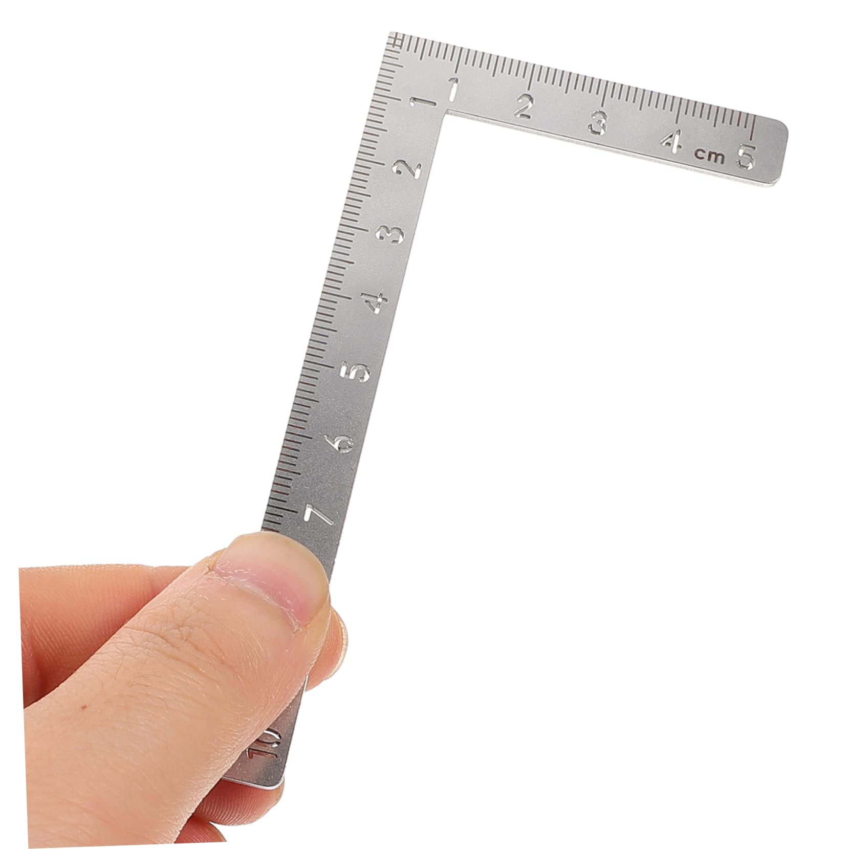 NUOBESTY 4 Pièces Carré Règle De Mesure Pour Le Travail Du Bois Pince D'angle Pour Le Travail Du Bois Outils De Mesure Règle En Métal De Construction s Acier Inoxydable
